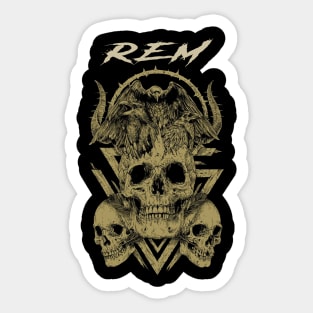 REM BAND Sticker